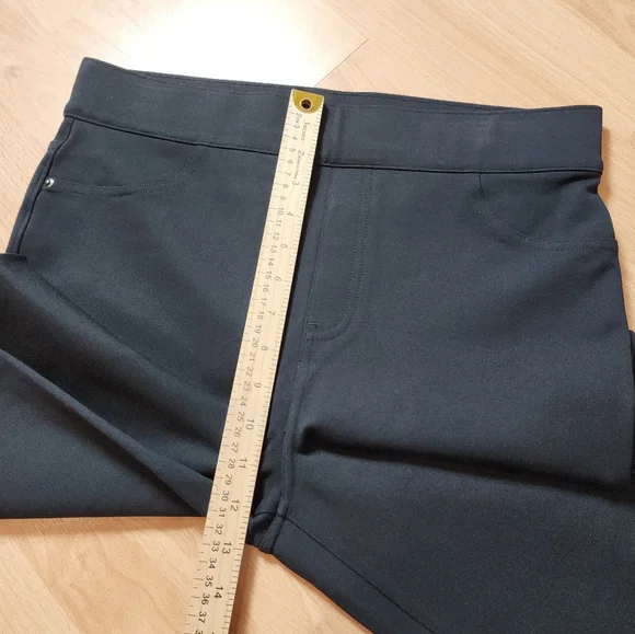SPANX The Perfect Black Ponte Ankle Pant Pull-On Slimming Size XL 20202R